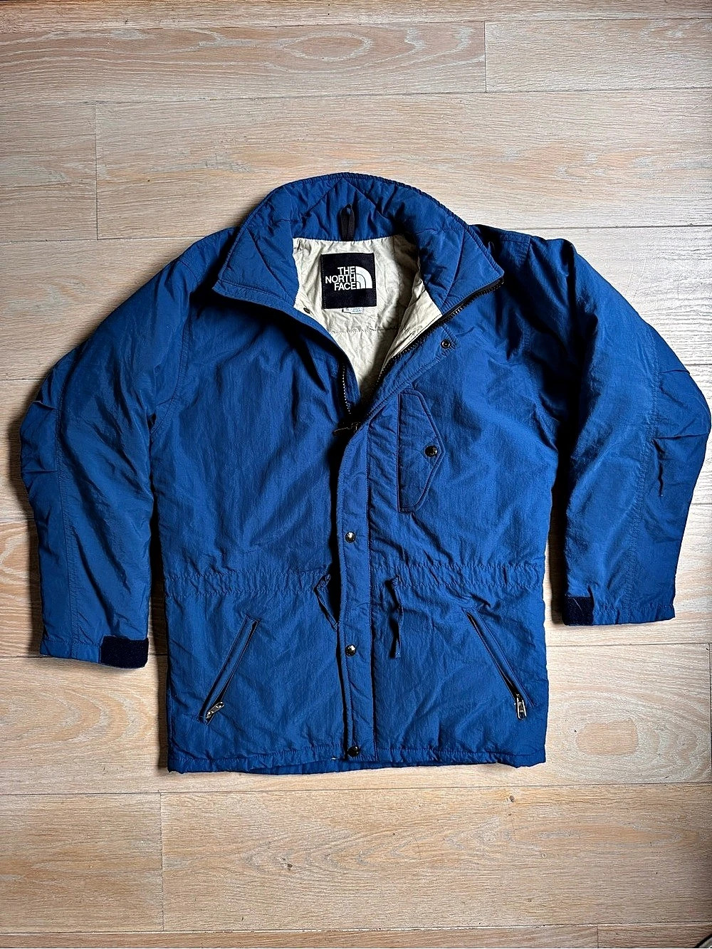 Vintage The North Face Blue Nylon Jacket Size Small